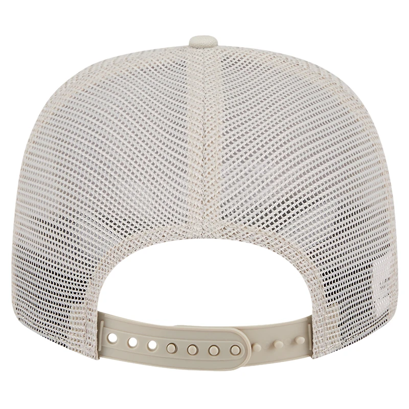 Casquette ajustable extensible à boutons-pression 9SEVENTY en toile naturelle Michigan Wolverines New Era pour homme