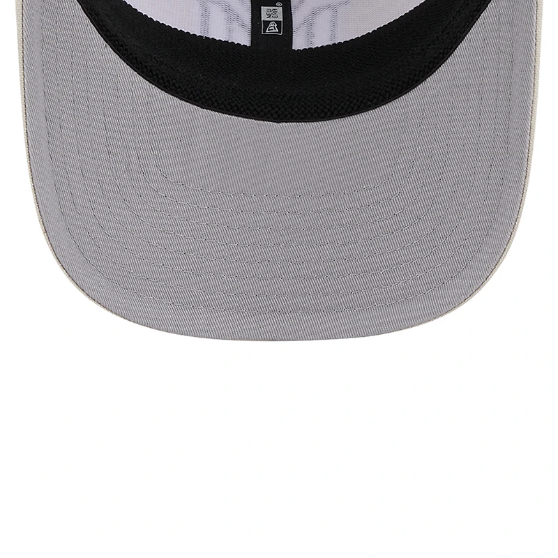 Casquette ajustable extensible à boutons-pression 9SEVENTY en toile naturelle Michigan Wolverines New Era pour homme