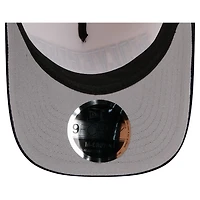 Men's New Era Navy/Cream Michigan Wolverines Arch Two-Tone Corduroy 9FORTY A-Frame Adjustable Hat