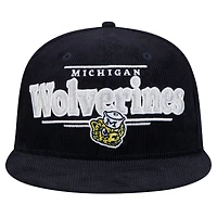 Men's New Era Navy Michigan Wolverines Display 9FIFTY Snapback Hat
