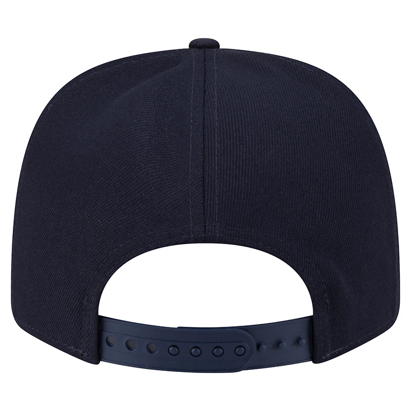 Casquette extensible à boutons-pression New Era bleu marine Michigan Wolverines Game Day Multi-Rope 9SEVENTY pour homme