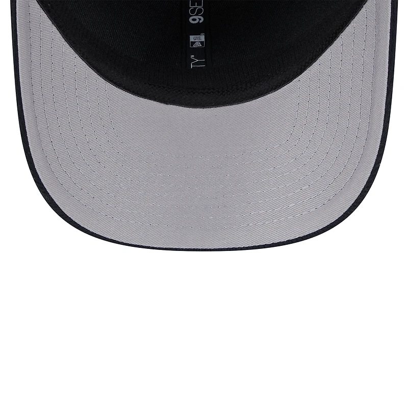 Casquette ajustable extensible à boutons-pression New Era bleu marine Michigan Wolverines Patched 9SEVENTY pour homme