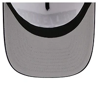 Men's New Era White/Navy Michigan Wolverines Arch Two-Tone Rope 9FORTY A-Frame M-Crown Adjustable Hat