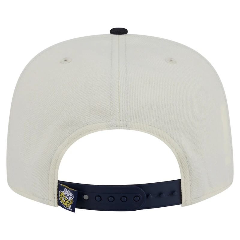 Men's New Era White Michigan Wolverines Collegiate 9FIFTY A-Frame Snapback Hat