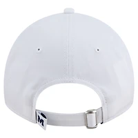 Casquette ajustable 9TWENTY blanche New Era pour homme