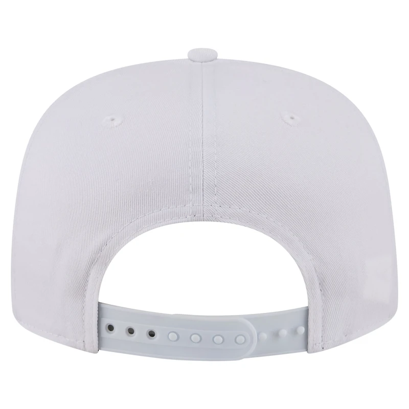 Casquette ajustable New Era blanche pour homme Michigan Wolverines Team Rope 19TWENTY