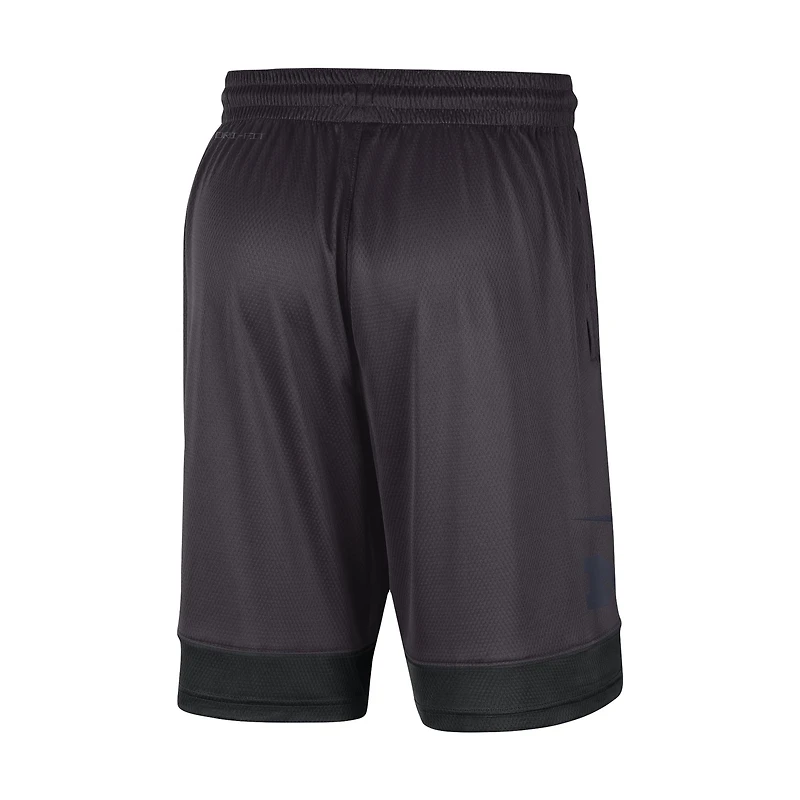 Men's Nike Charcoal Michigan Wolverines Performance Fast Break Shorts