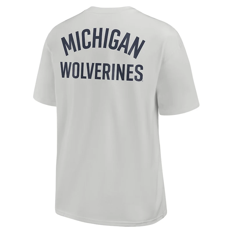 Men's Nike Gray Michigan Wolverines Legacy 2-Hit Max90 Pocket T-Shirt