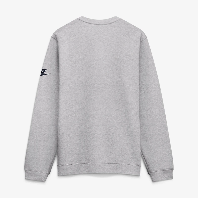 Men's Nike Heather Gray Michigan Wolverines Legacy Sweatshirt