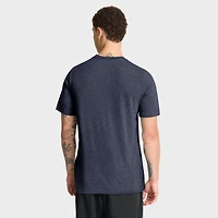 T-shirt Nike pour homme, bleu marine chiné, Michigan Wolverines Legacy Mantra Tri-Blend