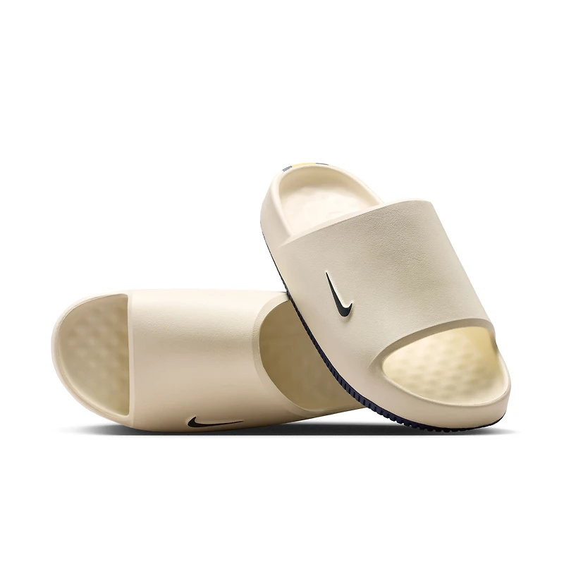 Sandales Nike Michigan Wolverines Calm Slides 2.0 pour hommes