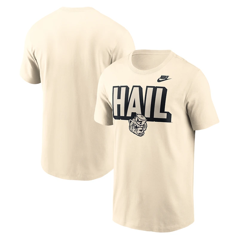 Men's Nike Natural Michigan Wolverines Team Bold T-Shirt