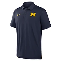 Polo Nike Dri-FIT bleu marine pour homme, Michigan Wolverines, tournée de fin saison 2026