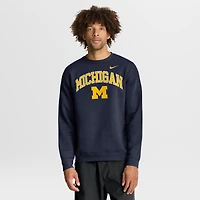 Sweat-shirt Nike bleu marine Michigan Wolverines Arch pour homme
