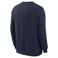 Men's Nike Navy Michigan Wolverines Arch Pullover Sweatshirt