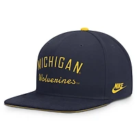 Men's Nike  Navy Michigan Wolverines Legacy Snapback Hat