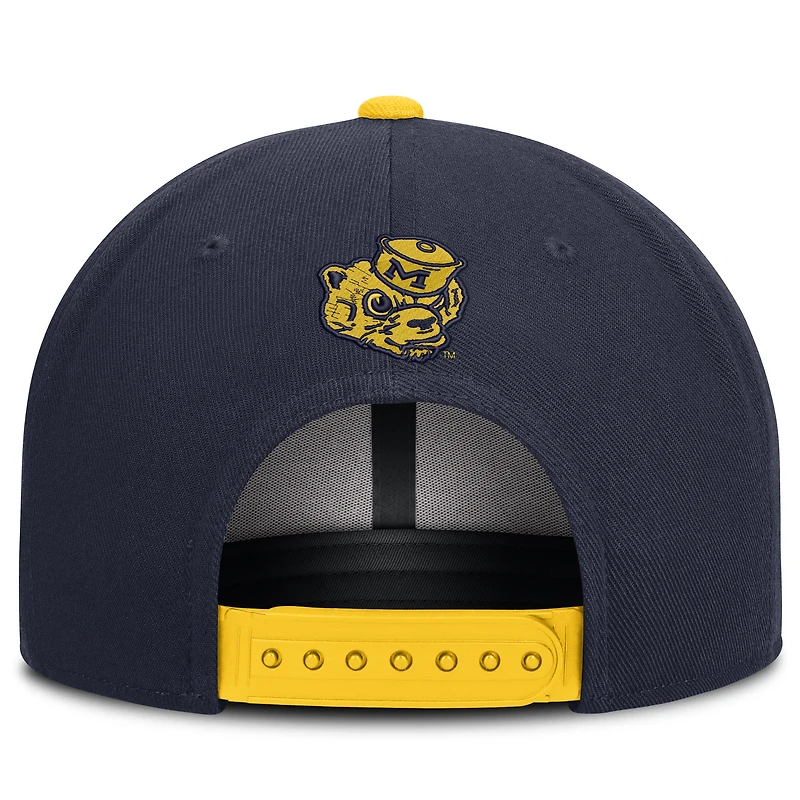 Casquette snapback Nike Legacy bleu marine Michigan Wolverines pour homme