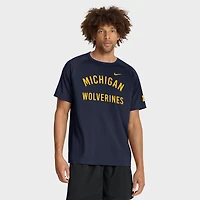 T-shirt Nike bleu marine Michigan Wolverines Performance Ready Raglan Dri-FIT pour homme