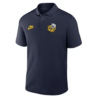 Polo Nike bleu marine Michigan Wolverines Primetime Victory Legacy Vault Performance pour homme