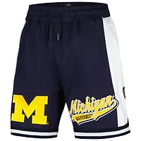 Short Pro Standard bleu marine Michigan Wolverines Script Tail DK 2.0 pour hommes