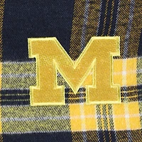 Ensemble de 2 t-shirts et pantalons en flanelle Profile pour hommes, bleu marine/maïs, Michigan Wolverines Big & Tall