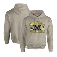 Sweat à capuche marron Michigan Wolverines Upper Arch Letters pour homme