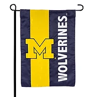 Drapeau de jardin orné des Michigan Wolverines (12,5 po x 18 po)