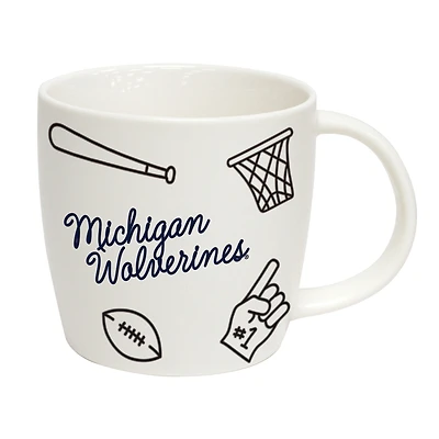 Michigan Wolverines 18oz. Playmaker Mug