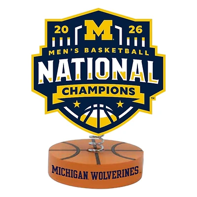 Michigan Wolverines 2026 NCAA Men's Basketball National Champions Bobble Logo