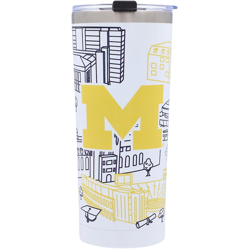 Michigan Wolverines 24oz. Campus Tumbler