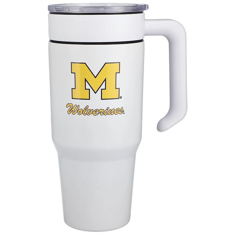 Michigan Wolverines 36oz. Logo Combo Stainless Steel Tumbler
