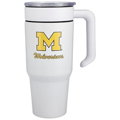Michigan Wolverines 36oz. Logo Combo Stainless Steel Tumbler