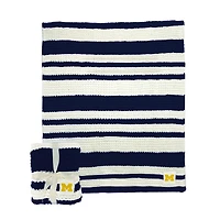 Michigan Wolverines 50" x 60" Cable-Knit Throw Blanket