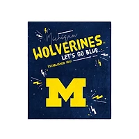 Michigan Wolverines 60" x 70" Plush Throw Blanket