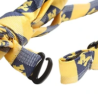 Michigan Wolverines Check Bow Tie