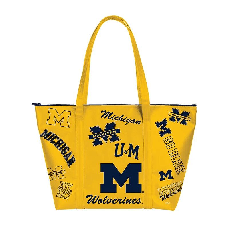 Michigan Wolverines Medley Weekender Tote Bag