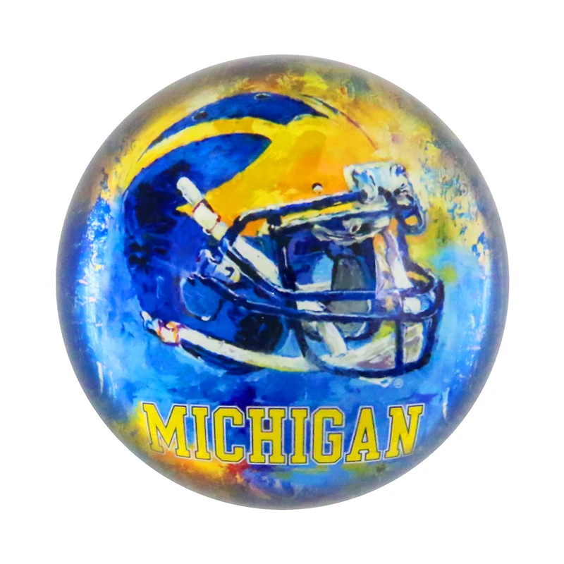 Michigan Wolverines Team Pride Dome Paper Weight