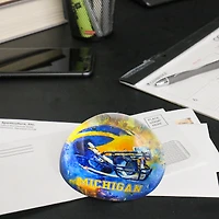 Michigan Wolverines Team Pride Dome Paper Weight