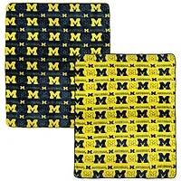 Pegasus Michigan Wolverines 60” x 70” Home & Away Two-Piece Blanket Set