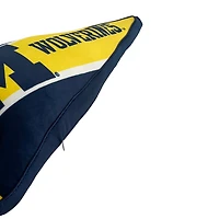 Pegasus  Michigan Wolverines Half Stripe Pennant Pillow