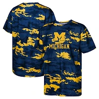 T-shirt d'entraînement des Wolverines du Michigan, bleu marine, pour enfants d'âge préscolaire