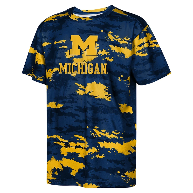 T-shirt de match l'équipe baseball des Wolverines du Michigan pour enfants d'âge préscolaire