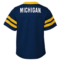 Preschool Navy Michigan Wolverines Two-Piece Red Zone Jersey & Pants Set