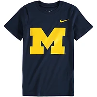 Preschool Nike Charcoal Michigan Wolverines Logo T-Shirt