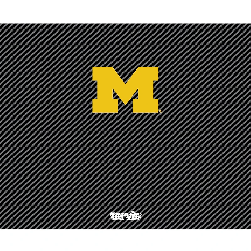 Tervis Michigan Wolverines 40oz. Bouteille d'eau à large goulot en fibre de carbone