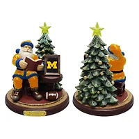 The Memory Company Michigan Wolverines Christmas Story Santa Figurine