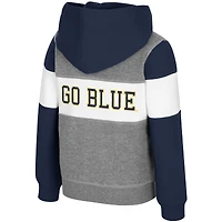 Sweat à capuche zippé Bert pour tout-petits, gris chin