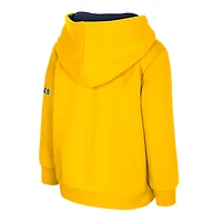 Sweat à capuche en polaire gros logo pour tout-petits Colosseum Maize Michigan Wolverines