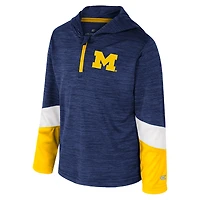 Toddler Colosseum Navy Michigan Wolverines Rylos Quarter-Zip Windshirt
