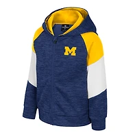 Toddler Colosseum Navy Michigan Wolverines Spirit Hollow Full-Zip Hoodie